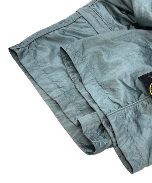 STONE ISLAND（ストーンアイランド）STONE ISLAND (ストーンアイランド) 22SS ガーメントダイナイロンメタルシャーリングショーツ スカイブルー サイズ:W32の古着・服飾アイテム