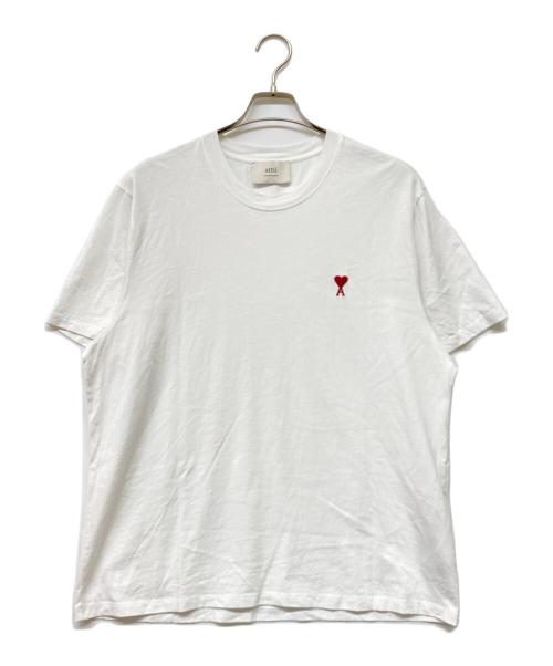 ami（アミ）ami (アミ) AMI DE COEUR T-SHIRT ホワイト サイズ:XXLの古着・服飾アイテム