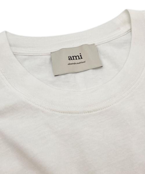 ami（アミ）ami (アミ) AMI DE COEUR T-SHIRT ホワイト サイズ:XXLの古着・服飾アイテム