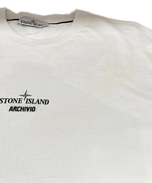 STONE ISLAND（ストーンアイランド）STONE ISLAND (ストーンアイランド) 25SS ARCHIVIO T-SHIRT ホワイト サイズ:XLの古着・服飾アイテム