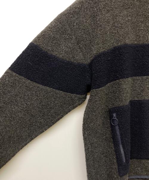 son of the cheese（（サノバチーズ））son of the cheese (（サノバチーズ）) 18AW FLEECE ZIP グレー×ネイビー サイズ:XLの古着・服飾アイテム