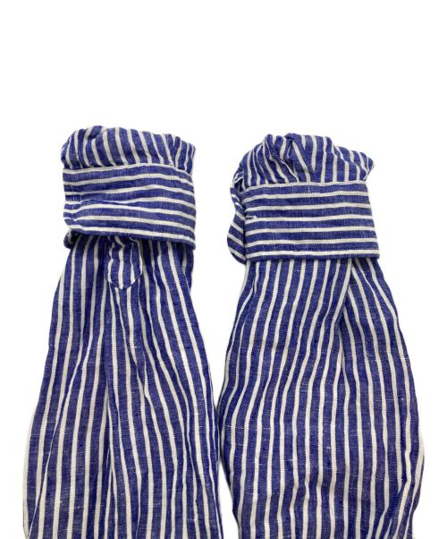 POLO RALPH LAUREN（ポロ・ラルフローレン）POLO RALPH LAUREN (ポロ・ラルフローレン) QRタグ BD PPC SPT-LONG SLEEVE-SPORT SHIRT ブルー×ホワイト サイズ:Sの古着・服飾アイテム