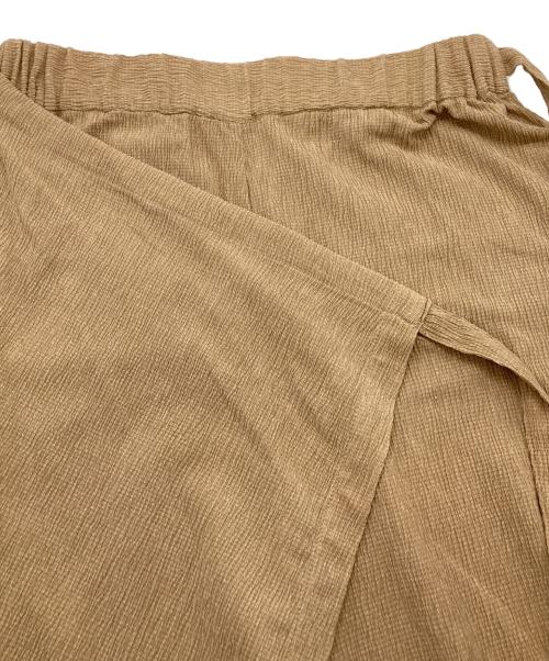 SLOBE IENA（スローブ イエナ）SLOBE IENA (スローブ イエナ) 25SSラップジャージパンツ ブラウン サイズ:36の古着・服飾アイテム