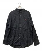 POLO RALPH LAURENポロ・ラルフローレン）の古着「QRタグ CLASSIC FIT LINEN SHIRT/クラシックフィットリネンシャツ」｜ブラック