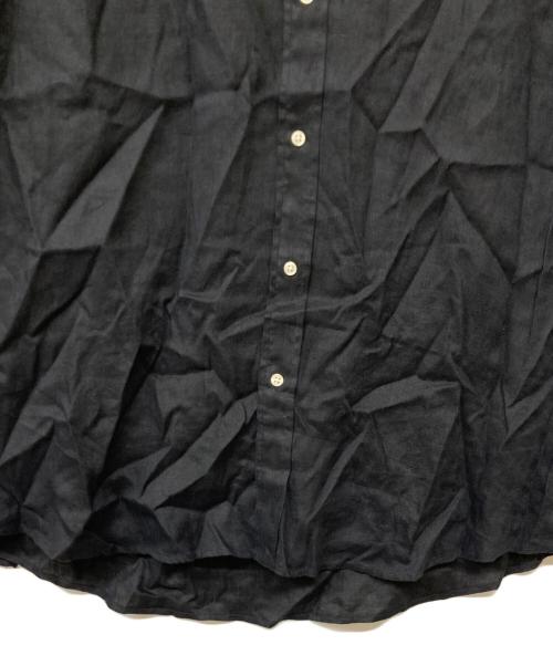 POLO RALPH LAUREN（ポロ・ラルフローレン）POLO RALPH LAUREN (ポロ・ラルフローレン) QRタグ CLASSIC FIT LINEN SHIRT/クラシックフィットリネンシャツ ブラック サイズ:XXLの古着・服飾アイテム
