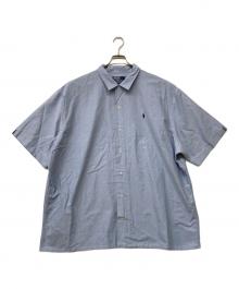 POLO RALPH LAUREN（ポロ・ラルフローレン）の古着「QRタグ THE BIG SHIRT」｜ブルー