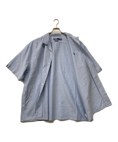 POLO RALPH LAUREN（ポロ・ラルフローレン）POLO RALPH LAUREN (ポロ・ラルフローレン) QRタグ THE BIG SHIRT ブルー サイズ:XXLの古着・服飾アイテム
