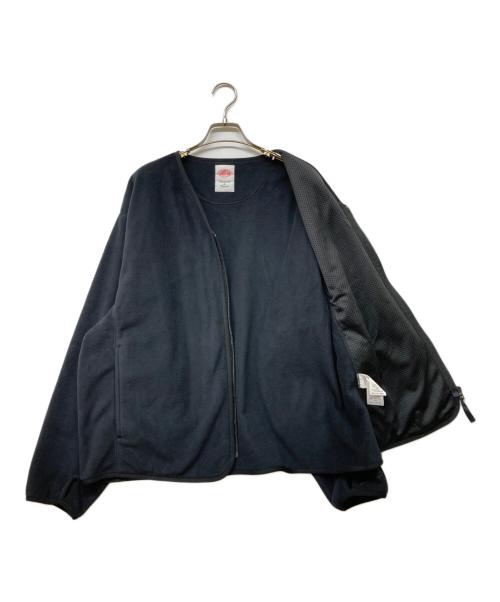 DANTON（ダントン）DANTON (ダントン) ポーラテックフリース Vネックジャケット ブラック サイズ:Mの古着・服飾アイテム