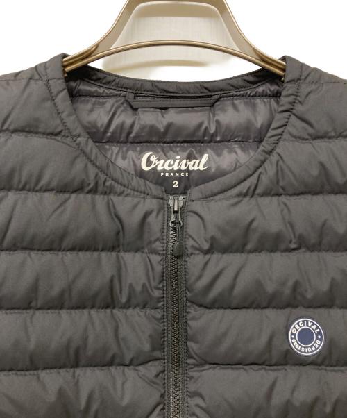 ORCIVAL（オーシバル）ORCIVAL (オーシバル) キルティングライトダウンベスト ブラック サイズ:2の古着・服飾アイテム