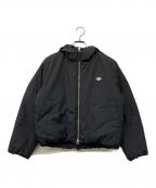 DANTONダントン）の古着「ハイロフトダウンスタンドカラーブルゾン」｜ブラック