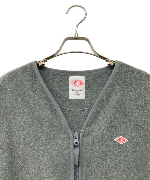 DANTON（ダントン）DANTON (ダントン) ポーラテックフリース Vネックジャケット グレー サイズ:Lの古着・服飾アイテム