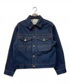 nicholas daleyニコラス デイリー）の古着「エルボークロスステッチデニムジャケット」｜インディゴ