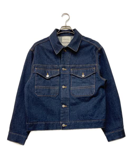 nicholas daley（ニコラス デイリー）NICHOLAS DALEY (ニコラス デイリー) エルボークロスステッチデニムジャケット インディゴ サイズ:36の古着・服飾アイテム