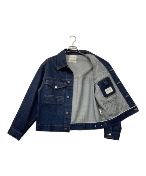 nicholas daley（ニコラス デイリー）NICHOLAS DALEY (ニコラス デイリー) エルボークロスステッチデニムジャケット インディゴ サイズ:36の古着・服飾アイテム