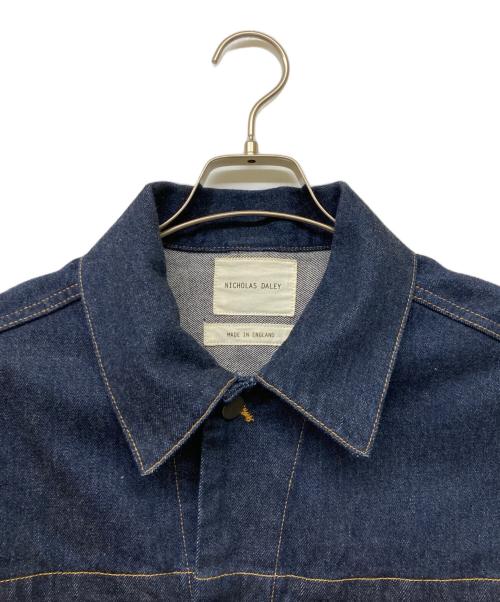 nicholas daley（ニコラス デイリー）NICHOLAS DALEY (ニコラス デイリー) エルボークロスステッチデニムジャケット インディゴ サイズ:36の古着・服飾アイテム