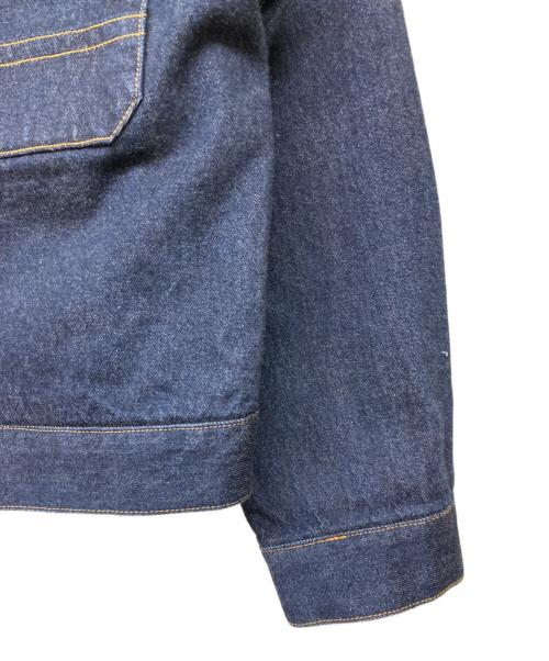 nicholas daley（ニコラス デイリー）NICHOLAS DALEY (ニコラス デイリー) エルボークロスステッチデニムジャケット インディゴ サイズ:36の古着・服飾アイテム