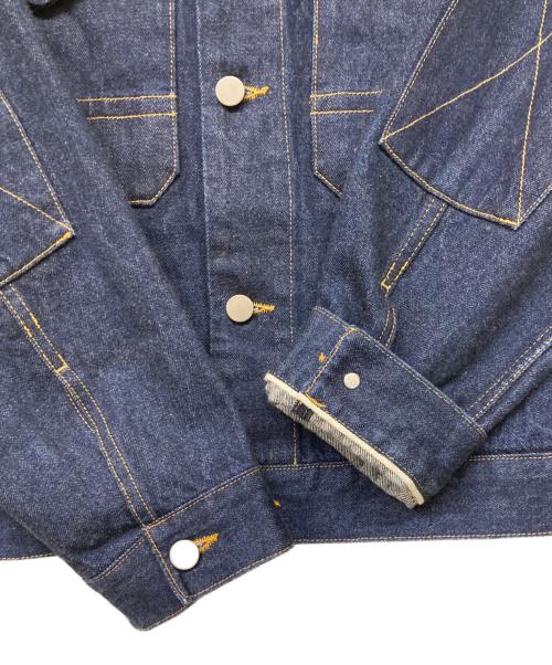 nicholas daley（ニコラス デイリー）NICHOLAS DALEY (ニコラス デイリー) エルボークロスステッチデニムジャケット インディゴ サイズ:36の古着・服飾アイテム