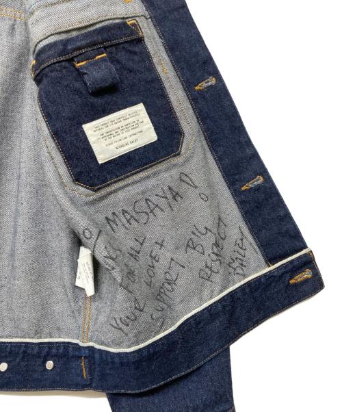nicholas daley（ニコラス デイリー）NICHOLAS DALEY (ニコラス デイリー) エルボークロスステッチデニムジャケット インディゴ サイズ:36の古着・服飾アイテム