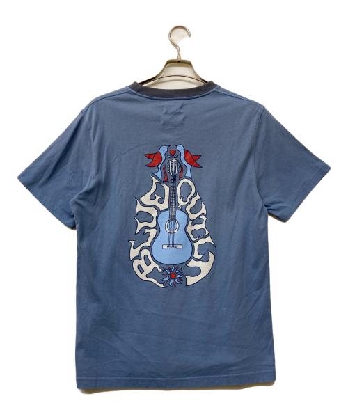 nicholas daley（ニコラス デイリー）nicholas daley (ニコラス デイリー) BLUE QUILTプリントTシャツ ブルー サイズ:SIZE Sの古着・服飾アイテム