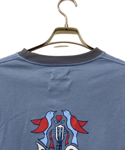 nicholas daley（ニコラス デイリー）nicholas daley (ニコラス デイリー) BLUE QUILTプリントTシャツ ブルー サイズ:SIZE Sの古着・服飾アイテム