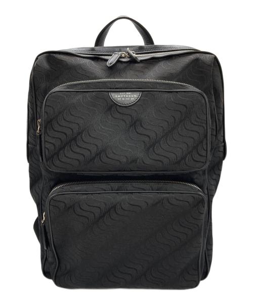 SMYTHSON（スマイソン）SMYTHSON (スマイソン) Monogram Backpack ブラックの古着・服飾アイテム