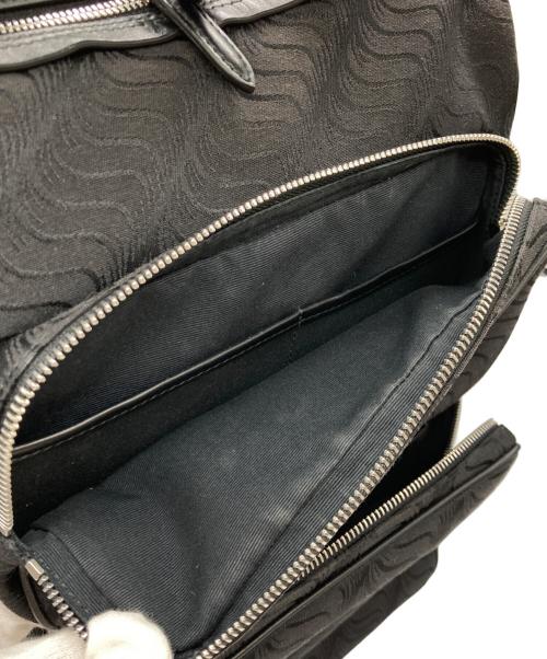 SMYTHSON（スマイソン）SMYTHSON (スマイソン) Monogram Backpack ブラックの古着・服飾アイテム