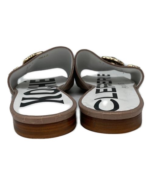 KOCHE（コシェ）KOCHE (コシェ) CLERGERIE (クレジュリー) KID Slip Textured Leather Sandals ピンク サイズ:SIZE37の古着・服飾アイテム