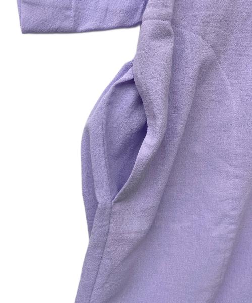 Mame Kurogouchi（マメクロゴウチ）mame kurogouchi (マメクロゴウチ) Crepe Deep V-Neck Dress/クリープディープブイネックドレス ラベンダー サイズ:1の古着・服飾アイテム