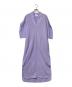 mame kurogouchi（マメクロゴウチ）の古着「Crepe Deep V-Neck Dress/クリープディープブイネックドレス」｜ラベンダー