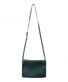CELINE（セリーヌ）の古着「TRIO SMALLショルダーバッグ」｜グリーン