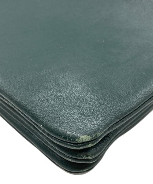 CELINE（セリーヌ）CELINE (セリーヌ) TRIO SMALLショルダーバッグ グリーンの古着・服飾アイテム