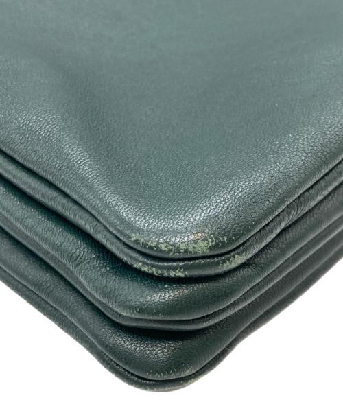 CELINE（セリーヌ）CELINE (セリーヌ) TRIO SMALLショルダーバッグ グリーンの古着・服飾アイテム