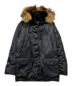 HOUSTONヒューストン）の古着「N-3Bミリタリージャケット」｜ブラック