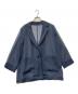 Noble（ノーブル）の古着「シースルーオーバーサイズテーラードジャケット」｜ネイビー