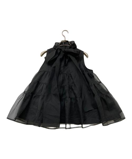PICCIN PERLA（ピッチン）PICCIN PERLA (ピッチン) ティンカーブラウス ブラック サイズ:SIZE Mの古着・服飾アイテム