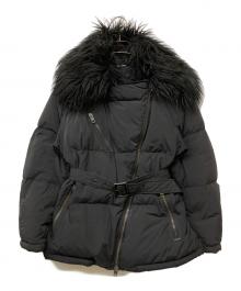 DIESEL（ディーゼル）の古着「ダイアゴナルダウンジャケット」｜ブラック