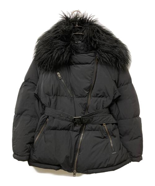 DIESEL（ディーゼル）DIESEL (ディーゼル) ダイアゴナルダウンジャケット ブラック サイズ:Sの古着・服飾アイテム