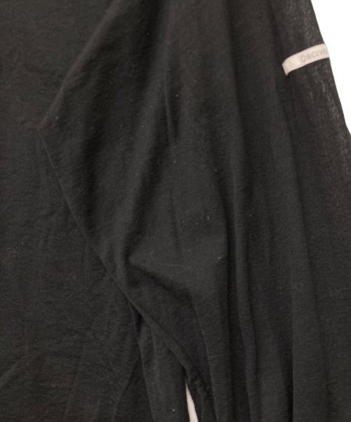 ORCIVAL（オーシバル）ORCIVAL (オーシバル) シースルーボートネックロングスリーブプルオーバー ブラック サイズ:SIZE 2の古着・服飾アイテム