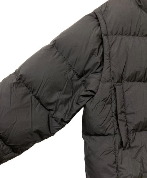 Gymphlex（ジムフレックス）Gymphlex (ジムフレックス) 2WAYスタンドカラーショートダウンジャケット ブラック サイズ:14の古着・服飾アイテム