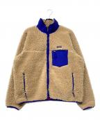 Patagoniaパタゴニア）の古着「00s USA製Classic Retro Cardigan」｜ベージュ×ブルー