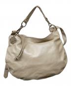 COACHコーチ）の古着「アリレザーコンバーチブルホーボー」｜ベージュ