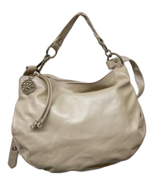 COACH（コーチ）COACH (コーチ) アリレザーコンバーチブルホーボー ベージュの古着・服飾アイテム