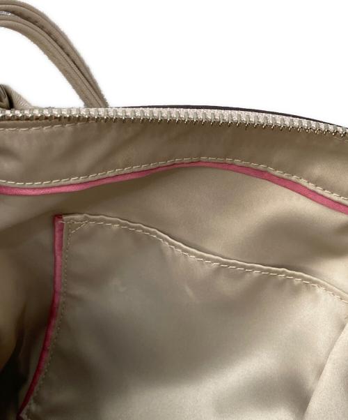 COACH（コーチ）COACH (コーチ) アリレザーコンバーチブルホーボー ベージュの古着・服飾アイテム