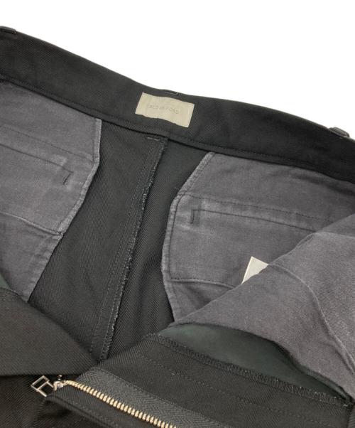 BED J.W. FORD（ベッドフォード）BED J.W. FORD (ベッドフォード) タックウールハーフパンツ ブラック サイズ:SIZE1の古着・服飾アイテム