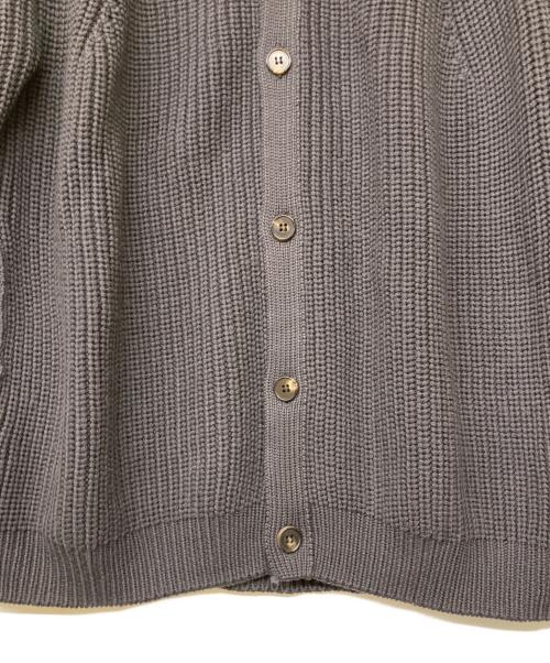 BATONER（バトナ―）BATONER (バトナ―) UNITED ARROWS TOKYO (ユナイテッドアローズトウキョウ) 21AW 別注アゼボタン カーディガン チャコールグレー サイズ:34の古着・服飾アイテム