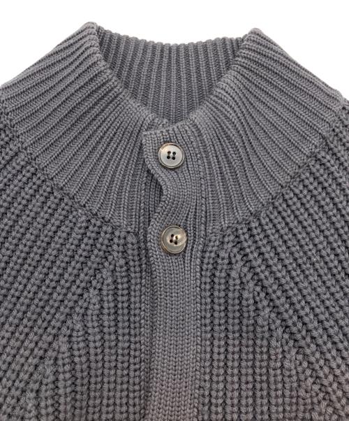 BATONER（バトナ―）BATONER (バトナ―) UNITED ARROWS TOKYO (ユナイテッドアローズトウキョウ) 21AW 別注アゼボタン カーディガン チャコールグレー サイズ:34の古着・服飾アイテム