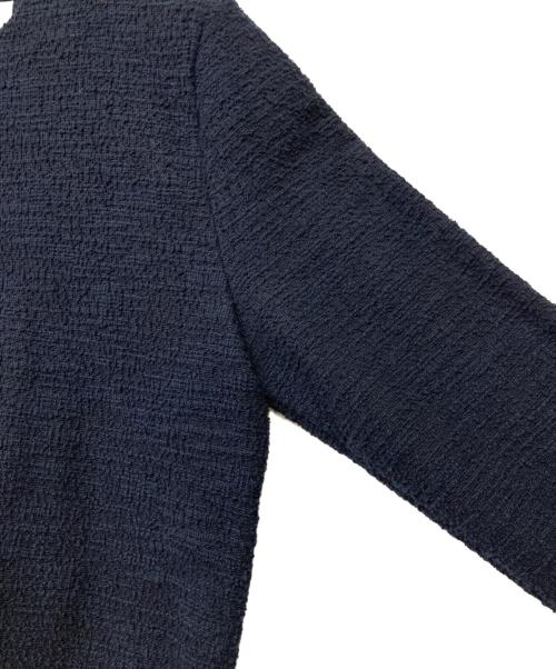 SOEJU（ソージュ）SOEJU (ソージュ) ジャケットライクツィーディーカーディガン ネイビー サイズ:M 未使用品の古着・服飾アイテム