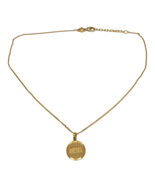 DIESEL（ディーゼル）DIESEL (ディーゼル) ペンダントネックレス ゴールドの古着・服飾アイテム
