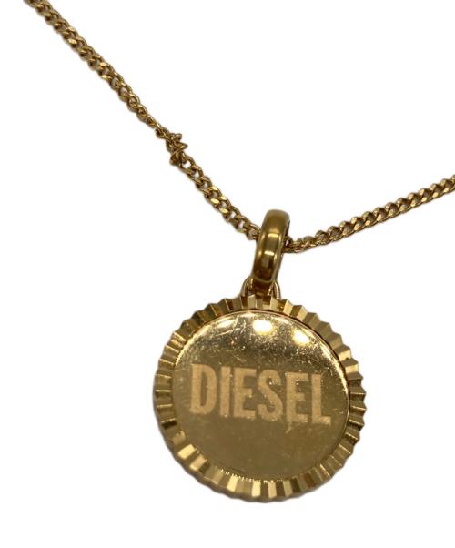 DIESEL（ディーゼル）DIESEL (ディーゼル) ペンダントネックレス ゴールドの古着・服飾アイテム