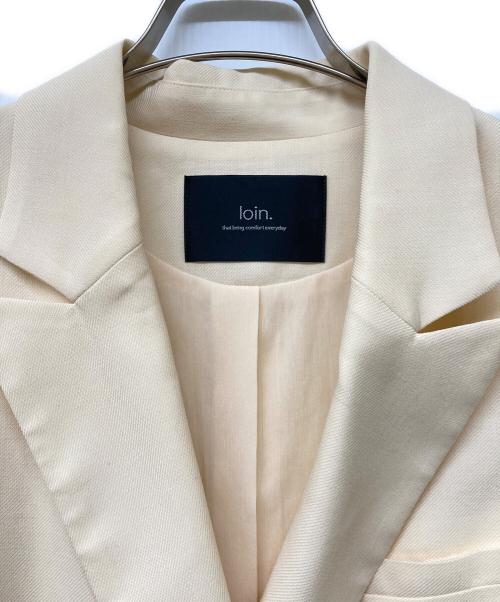 loin.（ロワン）loin. (ロワン) ダブルブレストジレ アイボリー サイズ:Freeの古着・服飾アイテム